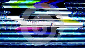 TV Static Noise Glitch Effect â€“ Original Photo from a vintage Television