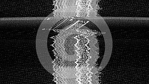 TV Static Noise Glitch Effect â€“ Original Video from a vintage CRT cathode-ray tube Television