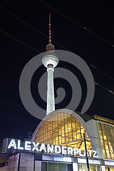 Tv tower in Alexanderplatz, Berlin