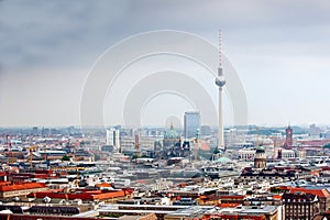 Tv-tower and Cathedral in Berlin