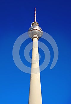 The TV Tower in the eastern part of Berlin, Germany