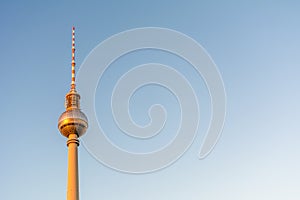 The TV Tower (Fernsehturm) in Berlin