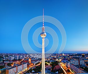 Tv tower or Fersehturm in Berlin, Germany