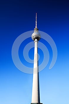 Tv tower or Fersehturm in Berlin, Germany
