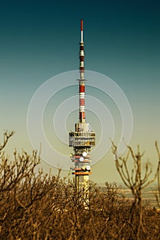 TV tower on Mecsek hill Pecs, Hungary