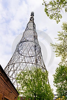 TV Tower in Moscow, Russian television.