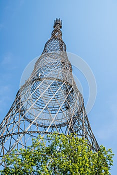 TV Tower in Moscow, Russian television.