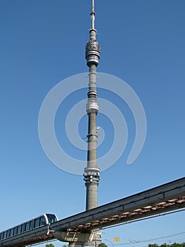 TV tower in Ostankino, Moscow