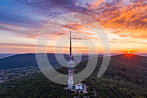 TV tower in Pecs Hungary