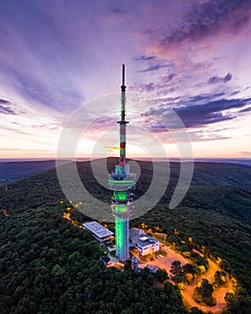 TV tower in Pecs Hungary