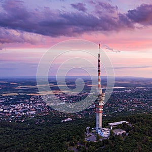 TV tower in Pecs Hungary