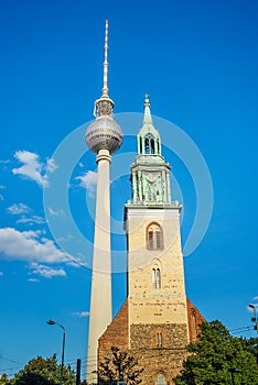 TV Tower and st. Mary's church