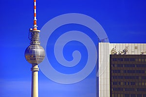The TV Tower in the eastern part of Berlin, Germany photo