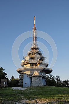 TV transmitter on the Zobor hill, Nitra, Slovakia