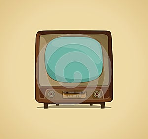 The TV. Vector illustration