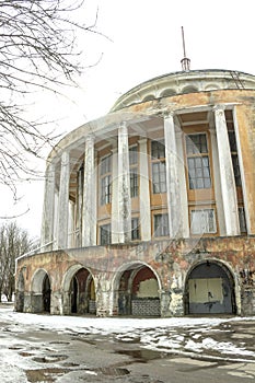 Tver city. Abandoned River Station