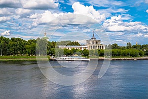 Tver river station on the Volga river a few days before the partial crash. Russia.