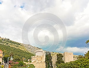 Tvrdava Minceta Castle in Dubrovnik, Croatia. photo