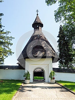 Wooden catholic church