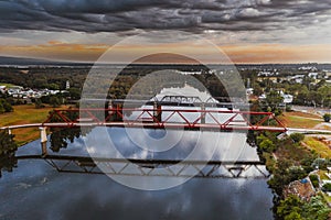 Tw bridges over Nepean River Penrith