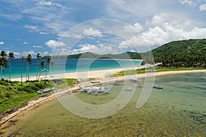 Tween Beaches of Nacpan and Calitan (El Nido, Philippines)