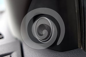 Tweeter speaker on a car