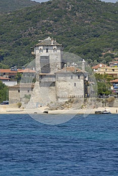 Twelfth century Byzantine tower. photo
