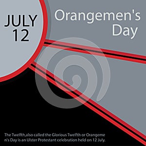 The Twelfth.Glorious Twelfth. Orangemen`s Day photo
