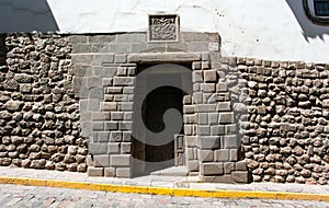 Twelve angles stone, Cusco or Cuzco city, Peru