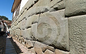 Twelve angles stone, Cusco or Cuzco city, Peru