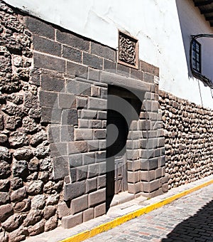 Twelve angles stone, Cusco or Cuzco city, Peru