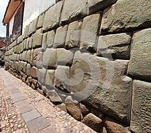 Twelve angles stone, Cusco or Cuzco city, Peru