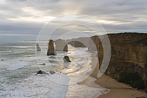 Twelve Apostles on the Great Ocean Road in Australia
