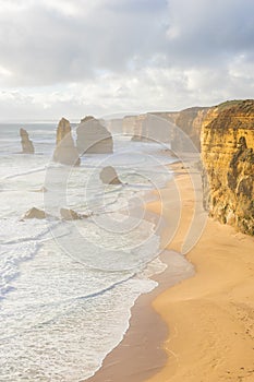 Twelve Apostles in Great Ocean Road in Australia