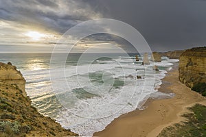 Twelve Apostles in Great Ocean Road in Australia