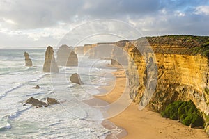 Twelve Apostles in Great Ocean Road in Australia