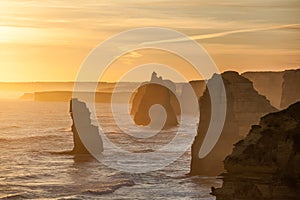 Twelve Apostles rock formations, Australia