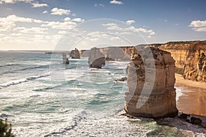 The twelve apostles rocks in Australia