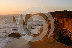 Twelve Apostles at sunset