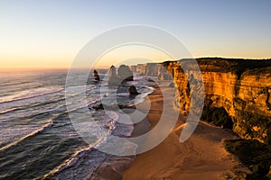 The Twelve Apostles at Sunset