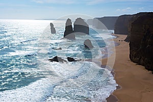 The Twelve Apostles view along Great Ocean Road, Australia