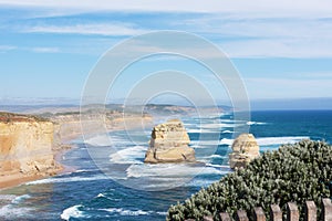 The Twelve Apostles view along Great Ocean Road, Australia