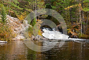 Twelve foot falls, Marinette county, Wisconsin, USA