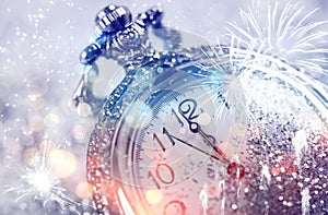 Twelve o`clock - new year`s eve