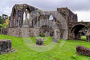 Twelve sided Chapter House - monastic ruins - Margam Country Park