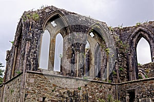 Twelve sided Chapter House - monastic ruins - Margam Country Park