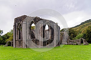 Twelve sided Chapter House - monastic ruins - Margam Country Park