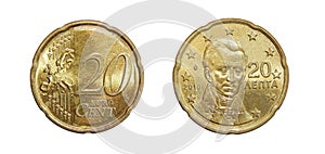 The twenty euro cent from greece