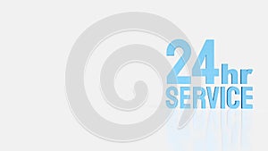 Twenty Four Hour Customer Service Availability Concept 3d render