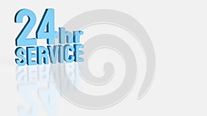 Twenty Four Hour Customer Service Availability Concept 3d render